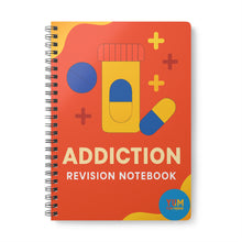 Load image into Gallery viewer, Addiction Revision Notebook — A5 Wirobound Softcover Study Journal
