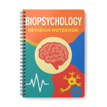 Load image into Gallery viewer, Biopsychology Revision Notebook — A5 Wirobound Study Journal