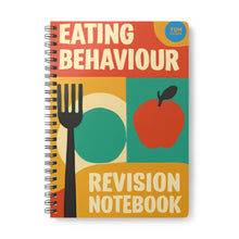 Load image into Gallery viewer, Eating Behaviour Revision Notebook — A5 Wirobound Study Notebook