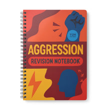 Load image into Gallery viewer, Aggression Revision A5 Notebook — Wirobound Softcover Study Journal