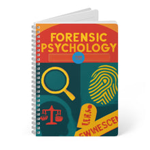 Load image into Gallery viewer, Forensic Psychology A5 Wirobound Notebook — Lined Journal