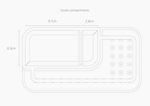 Load image into Gallery viewer, Joseph Joseph Caddy Kitchen Sink Area Organiser with Sponge Holder and Cloth Hanger - Grey
