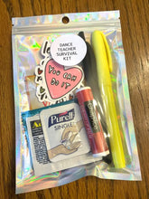 Load image into Gallery viewer, ULTIMATE Dance Teacher Survival Kit, Dance Choreographer Survival Kit, Dance Teacher Favors, Dance Competition Favors, Dance Teacher Gifts