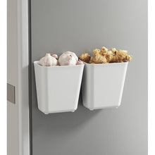 Load image into Gallery viewer, Nmgkokew 4 Piece Kitchen Cabinet Door Storage Box,Self Adhesive Wall Mounted Storage Box,Wardrobe/Bathroom/Refrigerator Small Items Organizer