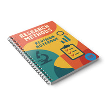 Load image into Gallery viewer, Research Methods Revision Notebook — A5 Wirobound Study Notebook