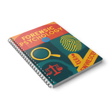 Load image into Gallery viewer, Forensic Psychology A5 Wirobound Notebook — Lined Journal