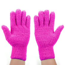 Load image into Gallery viewer, 2 Pairs Microfiber Dusting Gloves Cleaning Gloves Flexible No Shedding Microfiber Dust Cleaning Glove Wipes, Dust Gloves for Cleaning Furniture, Lamp and Hard-to-Reach Corner Gap