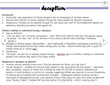 Load image into Gallery viewer, Othello Study Guide - A* A Level Revision Notes and Essays