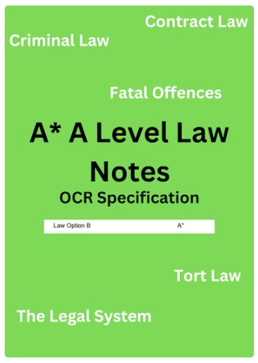 A Level Law Revision Notes
