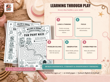 Load image into Gallery viewer, Detective Mystery Activity Pack Ages 4–7 | The Missing Cookies Mystery | 17 Logic, Clue & Puzzle Activities