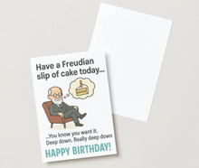 Load image into Gallery viewer, Funny Freud Birthday Card – The Perfect Gift for Psychology Lovers