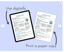 Load image into Gallery viewer, OCR A A-level Biology Biodiversity Revision Notes