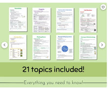 Load image into Gallery viewer, OCR A-level Biology Revision Notes Year 1 + 2
