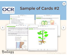 Load image into Gallery viewer, Biology A Level OCR A Exam Anki Cards For Student Flashcards Biology Practice Questions 2024 Revision Notes Study Resources OCR Anki Deck