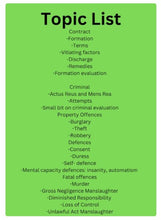 Load image into Gallery viewer, A Level Law Revision Notes