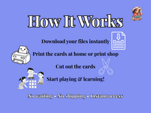 Load image into Gallery viewer, Smart Match for Kids Ages 3–5 | Memory & Matching Cards | Colours, Shapes, Big & Small & Shadow Matching