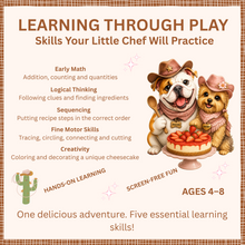 Load image into Gallery viewer, Cheesecake Cooking Activity Pack for Kids | Maths, Sequencing, Counting & Fine Motor Activities | Ages 4–8