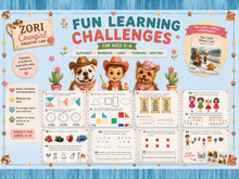 Load image into Gallery viewer, Fun Learning Challenges for Ages 5–6 | Maths, Literacy, Logic & Tracing Activities + Bonus “The Little Wheat Loaf” Storybook