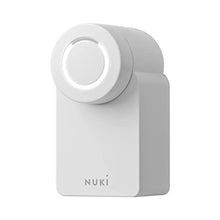 Load image into Gallery viewer, Nuki Smart Lock 3.0 for Euro Profile Cylinder, Smart Door Lock for Keyless Access With No Screwing or Drilling Required, Retrofittable Electronic Door Lock, White