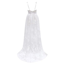 Load image into Gallery viewer, MEITING Evening Dresses for Women UK Elegant Temperament Lace Dress Sexy Deep V Sling Bridal Wedding Evening Dress Cocktail Party Dress White