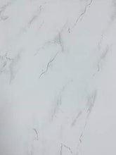 Load image into Gallery viewer, DBS White Marble Bathroom Panels PVC Ceiling Cladding Shower Wall Kitchen (7 Panels)