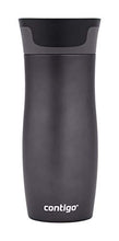 Load image into Gallery viewer, Contigo West Loop Autoseal Travel Mug, Stainless Steel Thermal Mug, Vacuum Flask, Leakproof Tumbler, Coffee Mug with BPA Easy-Clean Lid, 470 ml, Gunmetal