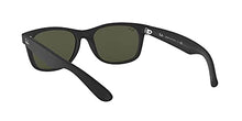 Load image into Gallery viewer, Ray-Ban Unisex New Wayfarer Classic Sunglasses, Black With Green Classic G-15 Lens, 55 mm UK