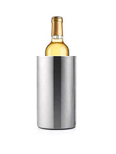 Load image into Gallery viewer, Wine or Champagne Cooler Bucket Double Walled Hygienic Stainless Steel for Dinner Parties, BBQ, Fine Dining, Hen Party, Wedding Table, Champagne, Prosecco (1 Item) (2 Pack)