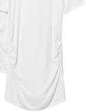 Load image into Gallery viewer, Amazon Essentials Maternity 2-pack Short-sleeve Rouched Scoopneck T-shirt, White/White, M