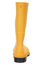 Load image into Gallery viewer, Mountain Warehouse Plain Kids Wellies - Durable Sole Childrens Wellington Boots, PVC Outer Rain Shoes, Soft Jersey Lined - for School, Walking, Outdoors Mustard Kids Shoe Size 11 UK