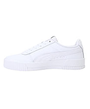 Load image into Gallery viewer, PUMA Women's Carina L Sneaker, White Silver, 7 UK