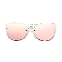 Load image into Gallery viewer, Long Keeper Polarised Clip-on Sunglasses – Trendy Cat Eye Clip on Sunglasses Over Prescription Glasses Anti Glare UV400 for Women Men