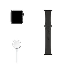 Load image into Gallery viewer, Apple Watch Series 3 (GPS, 38mm) - Space Grey Aluminum Case with Black Sport Band
