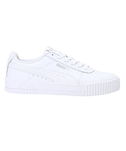 Load image into Gallery viewer, PUMA Women's Carina L Sneaker, White Silver, 7 UK