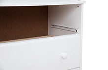 Load image into Gallery viewer, 3FT Pine Wood Frame, Multiple Functions Children Bed with Three Drawers/Desk/Storage Shelves Loft Bed with Metal Accessories, MDF Boards, 190x90cm, 2021 New【UK in Stock】 (White)