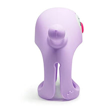 Load image into Gallery viewer, Smily Mia Penguin Buddy Never Drop Silicone Baby Teething Toy for 0-6month Infants, Baby Chew Toys for Sucking Needs, Hand Pacifier for Breast Feeding Babies, Car Seat Toy for New Born,Light Purple