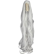 Load image into Gallery viewer, Ponytail Extension 18" Clip in Claw Long Wavy Ponytail Hair Extensions Jaw Pony Tails Clip on Hairpiece for Women