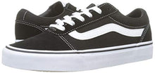 Load image into Gallery viewer, Vans Women's Wm Ward Sneaker, Black Suede Canvas Black White Iju, 6 UK