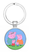 Load image into Gallery viewer, Official Peppa, George, Pig Characters Sandwich Lunch Snack Box Multi Compartment Kids Children School Includes Keychain