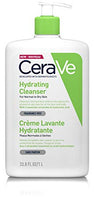 Load image into Gallery viewer, CeraVe Hydrating Cleanser | 1L/35oz | Family-sized Face, Body & Hand Wash with Hyaluronic Acid