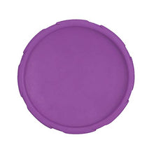 Load image into Gallery viewer, Vivifying Dog Frisbee, 2 Pack 7 Inch Natural Rubber Floating Dog Frisby Flying Saucer for Both Land and Water (Green + Purple)