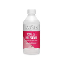 Load image into Gallery viewer, LanSilk, 100% Pure Acetone 250 ml Salon Strength Nail Polish Remover For Nail Lacquer SoakOff Gel Polish Acrylic Nails And Fibreglass Extensions Made In The UK