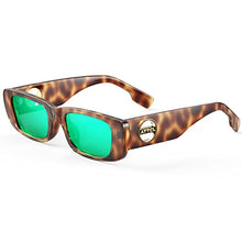 Load image into Gallery viewer, ATTCL Women's Polarized Sunglasses For Women Rectangle Frame Trendy Chunky Sun Glasses with UV Protection 5088 C6 Baowen+green