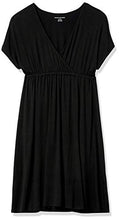 Load image into Gallery viewer, Amazon Essentials Women's Surplice Dress, Black, L
