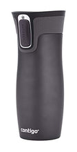 Load image into Gallery viewer, Contigo West Loop Autoseal Travel Mug, Stainless Steel Thermal Mug, Vacuum Flask, Leakproof Tumbler, Coffee Mug with BPA Easy-Clean Lid, 470 ml, Gunmetal