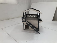 Load image into Gallery viewer, Luxurious Portable Wooden Outdoor/Indoor Pet Dog Puppy Cat Play House Kennel Shelter Den Floors Stairs