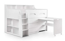 Load image into Gallery viewer, Julian Bowen Jupiter Midsleeper, White, Single