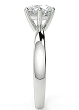 Load image into Gallery viewer, diamond ring 1 carat solitaire with diamond grading report (R)