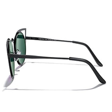 Load image into Gallery viewer, MERRY'S Cat Eye Sunglasses for round faces Round Metal Cut-Out Flash Mirror Lens Metal Frame Sun glasses S8064 (Red, 50)