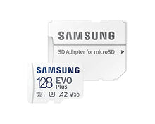 Load image into Gallery viewer, Samsung Evo plus 128GB microSD SDXC U3 class 10 A2 memory card 130MB/S Adapter 2021